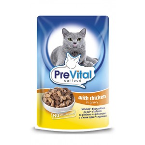 Macskaeledel nedves alutas. 100g PreVital több féle